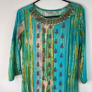 Beautiful Embellished Rayon Kurti Straight